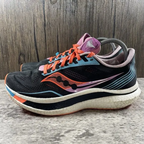 Saucony Womens Endorphin Pro Future Black S10598-25 Size 10.5 Running Shoes