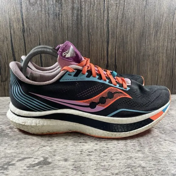Saucony Womens Endorphin Pro Future Black S10598-25 Size 10.5 Running Shoes