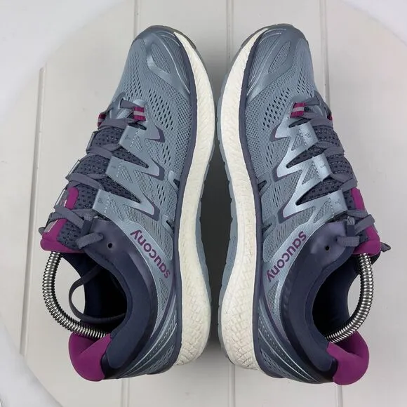 Saucony Womens Size 11 Triumph ISO 4 Everun S10413-1 Blue/Pink Running Shoes