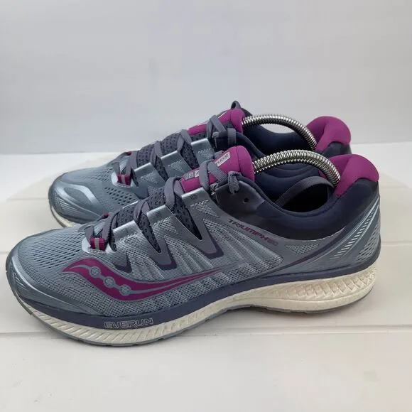 Saucony Womens Size 11 Triumph ISO 4 Everun S10413-1 Blue/Pink Running Shoes