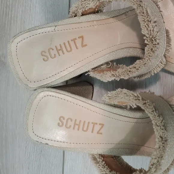 Schutz Womens Sandals Heels Shoes sz 9B