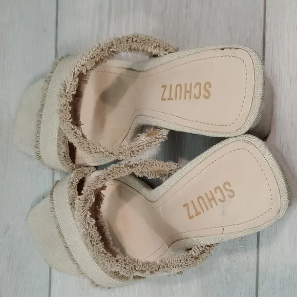 Schutz Womens Sandals Heels Shoes sz 9B
