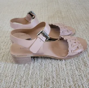 See by Chloe Ruffled Beige Sandals, Size 41