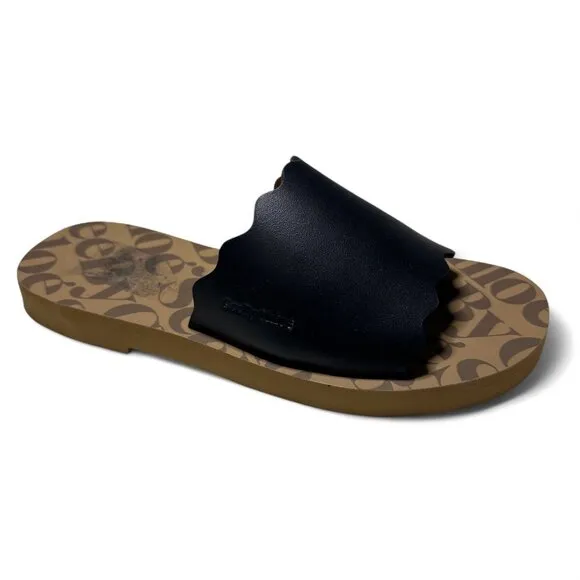 See By Chloe Women's Essie Logo Slide Sandal Sz EU 37 NEW
