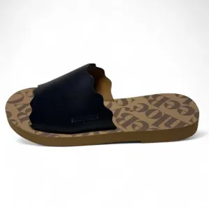 See By Chloe Women's Essie Logo Slide Sandal Sz EU 37 NEW