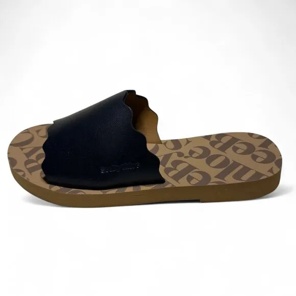 See By Chloe Women's Essie Logo Slide Sandal Sz EU 37 NEW