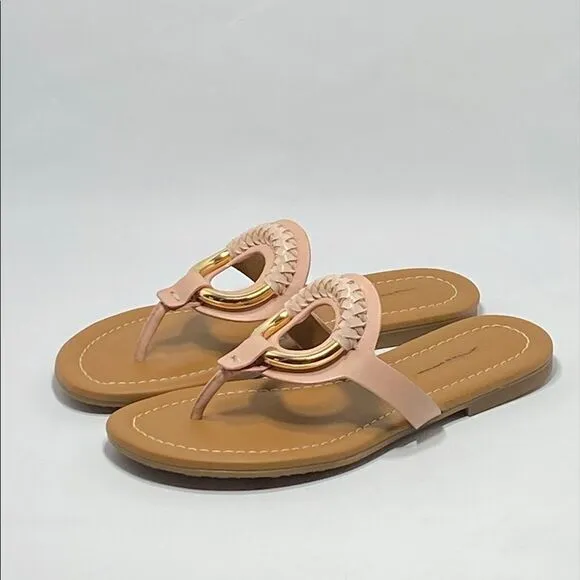 See by Chloé Leather Thong Sandals size 36