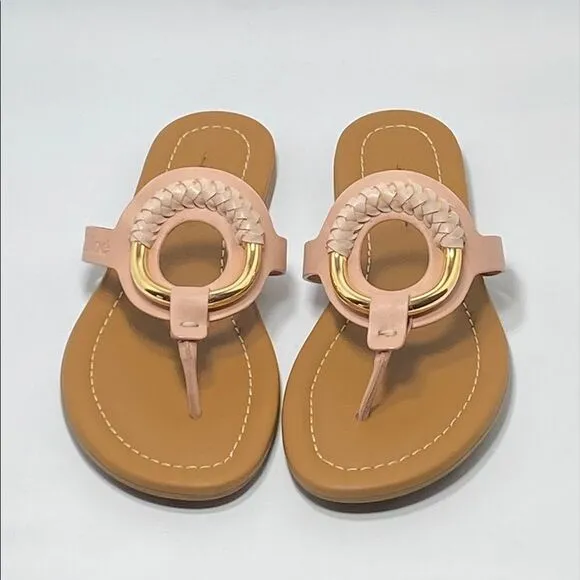 See by Chloé Leather Thong Sandals size 36