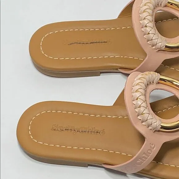 See by Chloé Leather Thong Sandals size 36