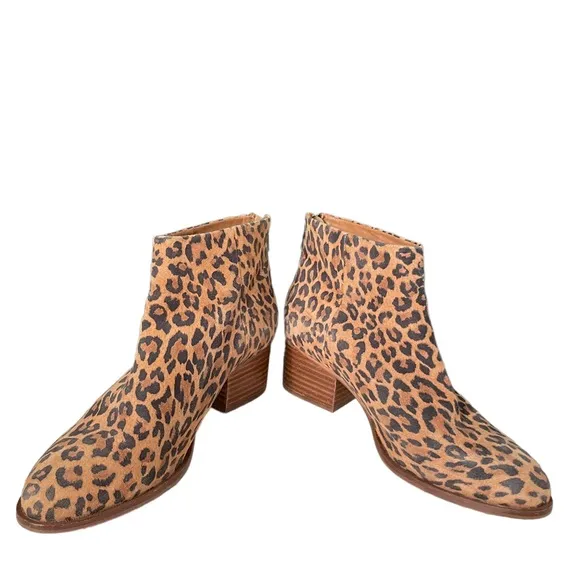 Seychelles Leopard Print Booties