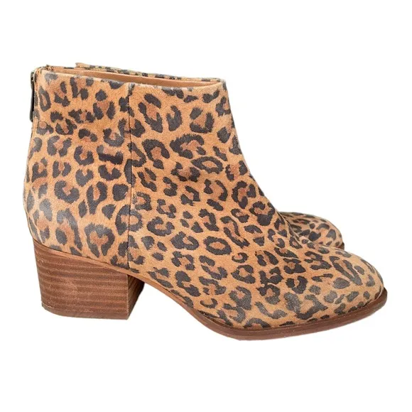 Seychelles Leopard Print Booties