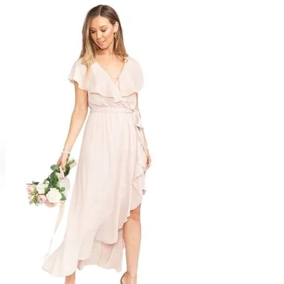 Show Me Your Mumu &quot;The Jess Ruffle Midi Dress&quot; Size M