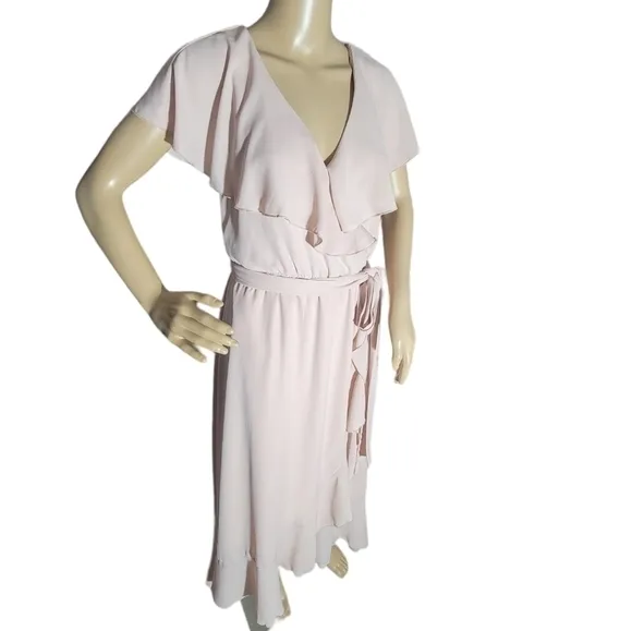 Show Me Your Mumu &quot;The Jess Ruffle Midi Dress&quot; Size M