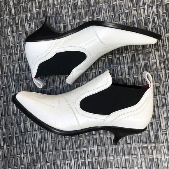 Sies Marjan Leather Kitten Heel Kora Bootie NEW