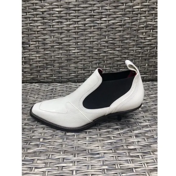 Sies Marjan Leather Kitten Heel Kora Bootie NEW