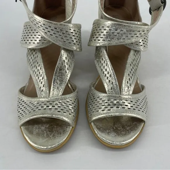 Silent D “Moonlit shimmer” sandals. Sundance catalog