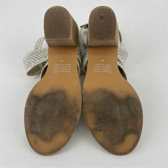 Silent D “Moonlit shimmer” sandals. Sundance catalog