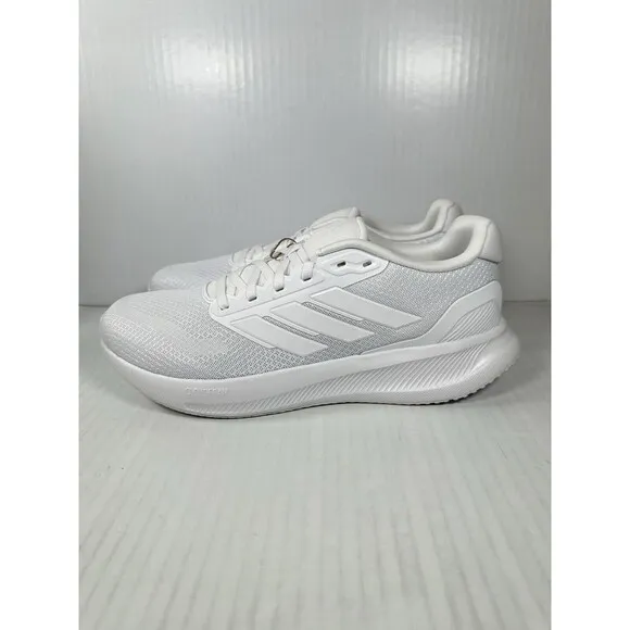 Size 10 Men’s adidas Runfalcon 5 Athletic Running Shoes White IH7757 NEW