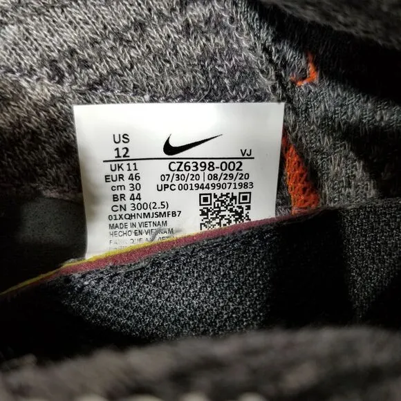 Size 12 - Nike Space Hippie 04 CZ6398-002 Mens Running Shoes Iron Grey Sneakers