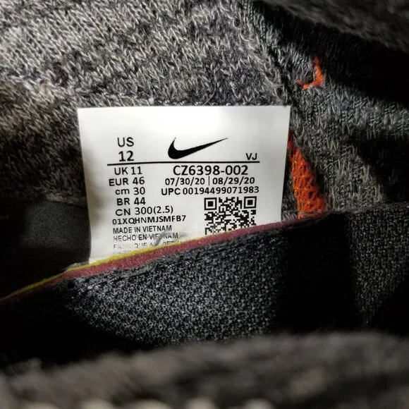 Size 12 - Nike Space Hippie 04 CZ6398-002 Mens Running Shoes Iron Grey Sneakers