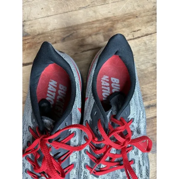 Size 13 - Nike Air Zoom Pegasus 36 Ohio State men’s Running Shoes Sneakers Gray