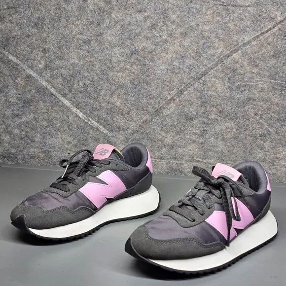 Size 6.5 New Balance 237 Women's Running Shoes Blackto Lilac Cloud‎ WS237YA