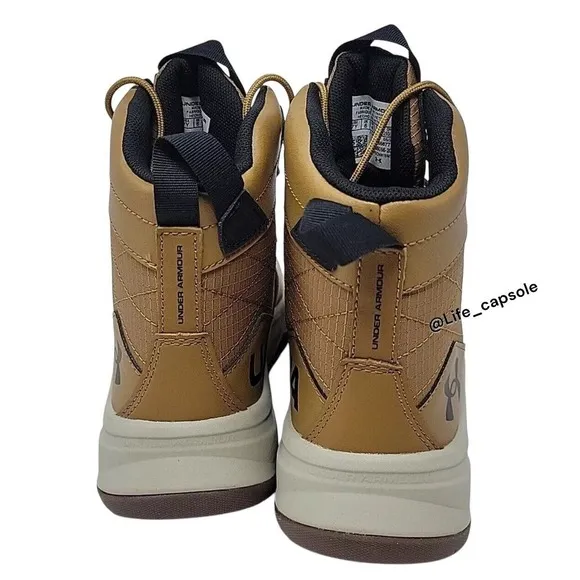 Size 7Y Under Armour Stellar G2‎ 6&quot; Tactical Boots Hiking Brown Outdoor Boys New