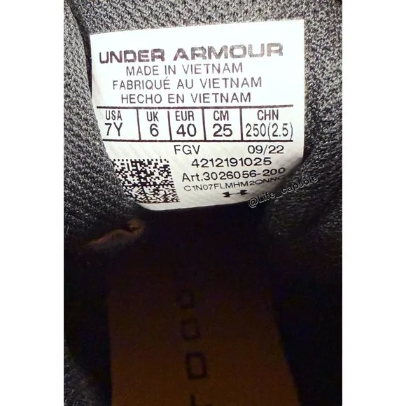 Size 7Y Under Armour Stellar G2‎ 6&quot; Tactical Boots Hiking Brown Outdoor Boys New