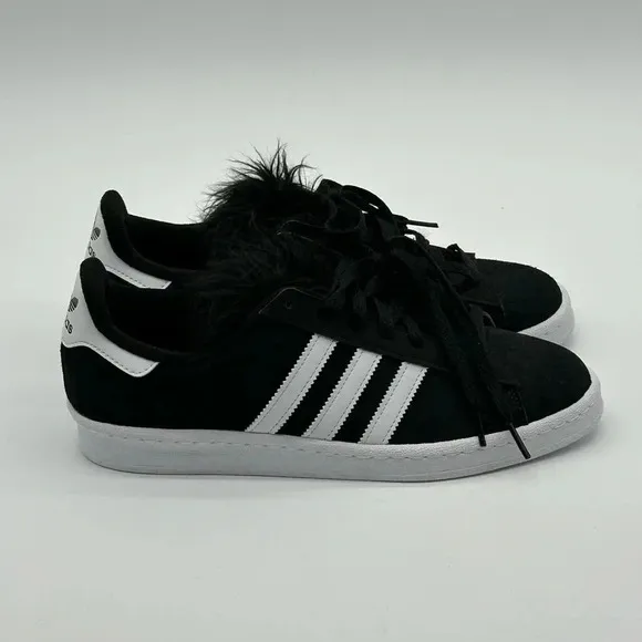 Size 8 - adidas Jeremy Scott x Campus 80s Bones - Black HQ 4493