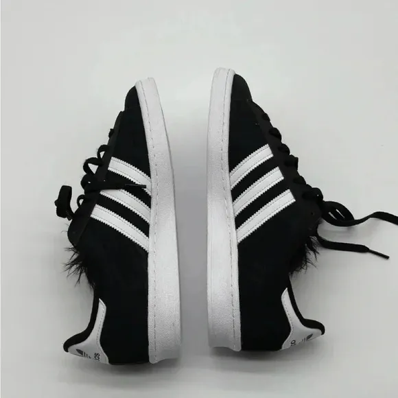 Size 8 - adidas Jeremy Scott x Campus 80s Bones - Black HQ 4493