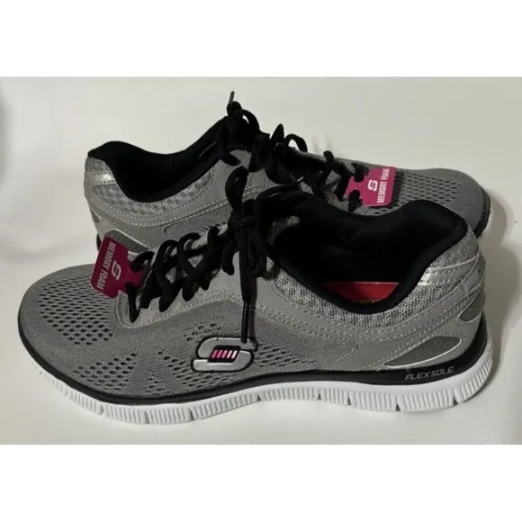 Skechers Womens Size 8.5 Flex Appeal Love Your Style 11728 Running Shoes Sneaker