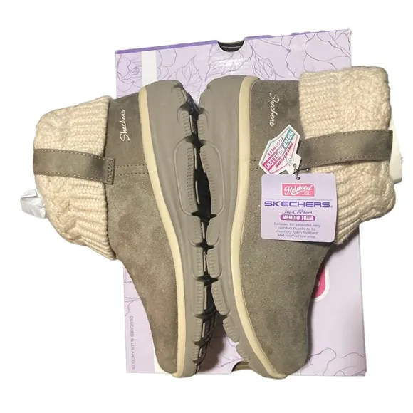 Sketchers boots easy going-cozy weather taupe