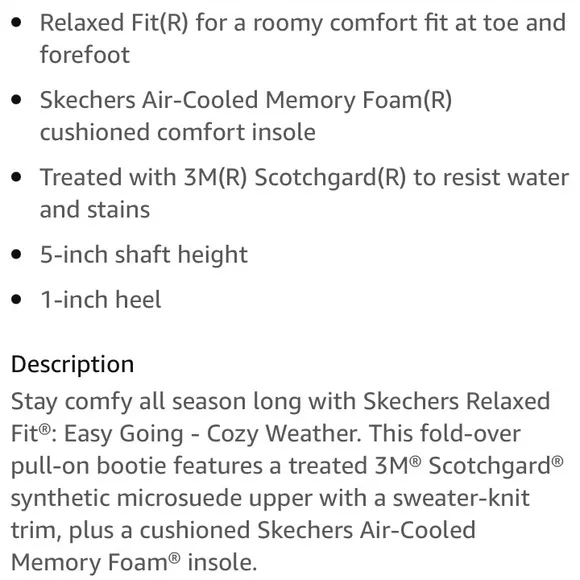 Sketchers boots easy going-cozy weather taupe