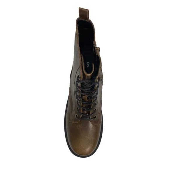 SO Reindeer Women's Combat Boots Brown 9.5 New in Box