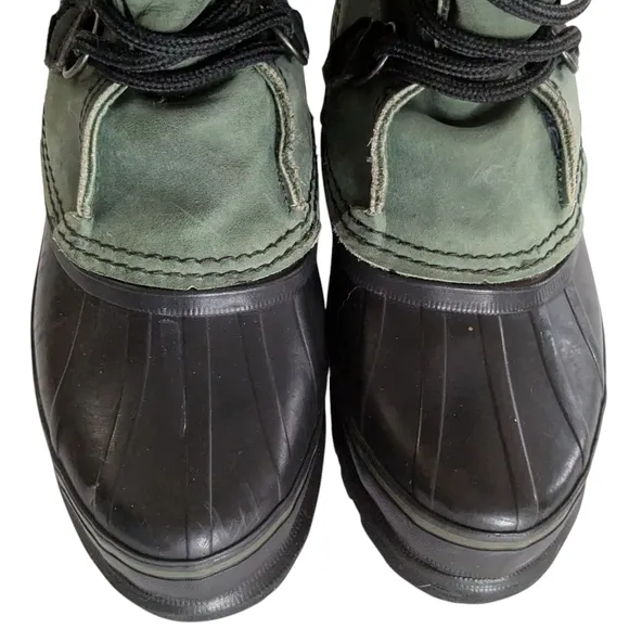 Sorel Alpine Olive Green Insulated Waterproof Boots Size 6