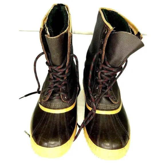 Sorel Boots Mens Size 8 Brown Leather Hand-Crafted Canada1964 Cold Weather -40d