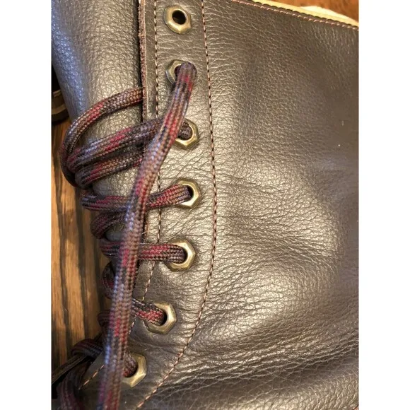 Sorel Boots Mens Size 8 Brown Leather Hand-Crafted Canada1964 Cold Weather -40d