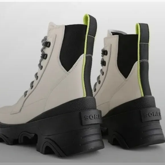 SOREL BREX LEATHER WATERPROOF ANKLE BOOTS SIZE 8.5