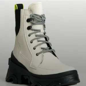 SOREL BREX LEATHER WATERPROOF ANKLE BOOTS SIZE 8.5
