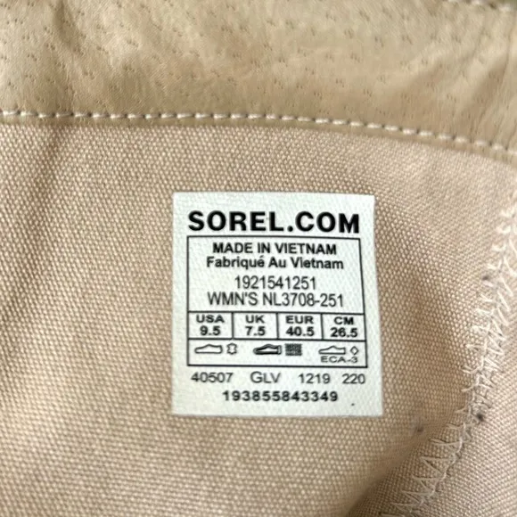 Sorel Cate Buckle Boots in Sandy Tan Waterproof Leather