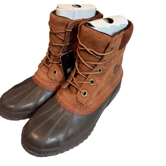 Sorel Cheyanne Boots Brown Black Size 9