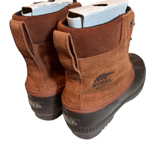 Sorel Cheyanne Boots Brown Black Size 9