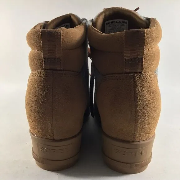Sorel Evie Women’s Waterproof Boots Suede Brown Size 8 NL4926-242