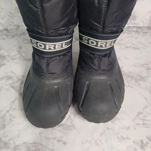 Sorel Glacier Men's Size 7 Insulated Extreme Snow Boots Black Winter Ski