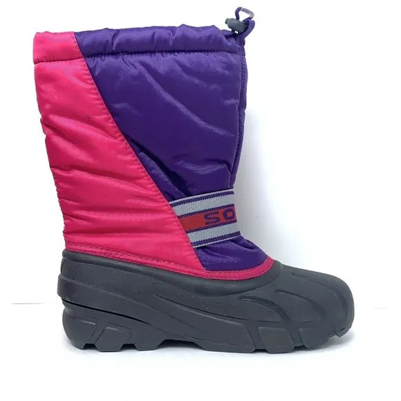 Sorel Insulated NY1799-600 Pink Snow Boots Kids