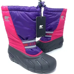 Sorel Insulated NY1799-600 Pink Snow Boots Kids