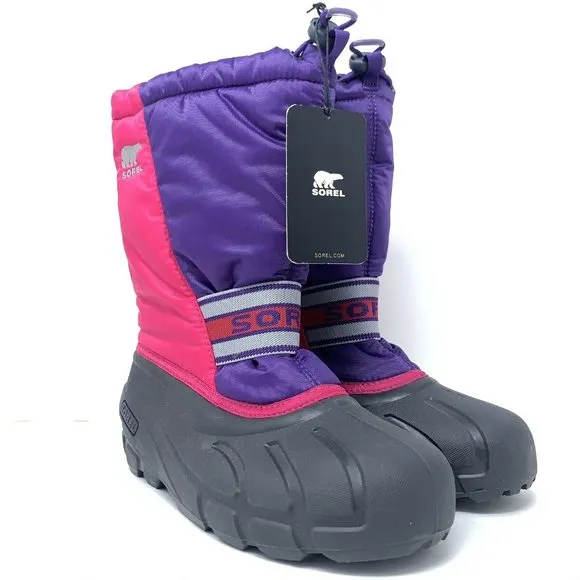 Sorel Insulated NY1799-600 Pink Snow Boots Kids