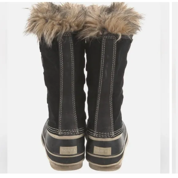 Sorel Joan of arc Black waterproof boots s 7