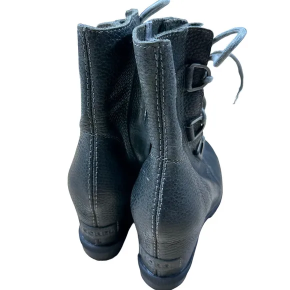 Sorel Joan Of Arctic Wedge II Boots Quarry Women's Size 8.5 New Without Box