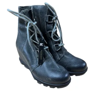 Sorel Joan Of Arctic Wedge II Boots Quarry Women's Size 8.5 New Without Box